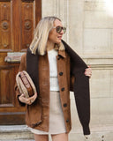 Brown Suede Overshirt-Outfit