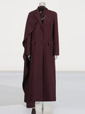 Fongt The Autumn Of 2025, The New Design-Sensitive Scarf Shawl Slimmed-Up Women's Wind Coat