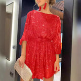 Festival Party Bright Crystal Pearl Dress