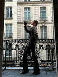 Leopard Printed Short Cardigan-Outfit