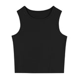 Fongt Women's Wear 2023 Summer Sleeveless Black Inside With Sexy Short Outside