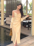 Fongt Xixi 13 Lines 2025 Spring And Summer New French Retro Collar Temperament Pearl Hanging Joint Dress 8600