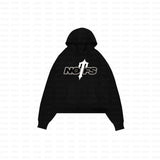Tide Brand NOFS Printing Sports Suit Retro Loose Hooded Sweater Autumn And Winter Men's And Women's Casual Trousers-Outfit