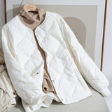 Winter Solid Down Cotton Jacket Women Lightweight Female Loose Cotton Padded Jacket Casual Puffer Jacket Women