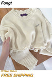 Elegant Women Sweater Knitted Basic Pullovers O Neck Loose Soft Female Knitwear Jumper Casual Fashion 2023 Autumn