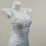 Fongt And Summer New Ice Silk Slings Sexy Pure Lusty Sweet Girl Sling Aja Crowear Home Dress Female Pure Desire High Sense
