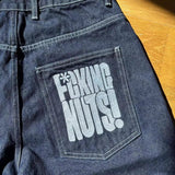 Shorts Men's Spring / Summer 2024 Trendy Denim Trousers Loose Casual Trousers-Outfit