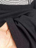 Fongt Show Thin Temperament Mesh Hollow Out Black Bottom Shirt Women's New Slim Half High Collar With Long-Sleeved T-Shirt-Outfit