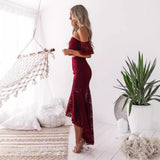 Fongt New Dress Explosive Lace Dress With Chest-Nibbon Temperament Pencil Skirt Two Sets Of Women's Skirt