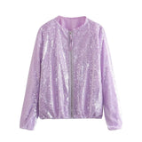 New Beads Decorated With Loose Pilot Jacket 2451003-Outfit