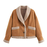 Fongt Burst Women's Fur Coat Collar Loose Fur