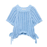 Fongt Women's INS Explosion Fashion Side With Coarse Needle Blouse