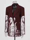 Australian Show Temperament Trison Small Suit 2025 New Personality Heavy Industry Hot Design Blazer Women's