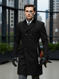 Fongt 2025 Autumn And Winter With Lining Burst Single Hairs, The Coat Man Thickths The Double Clasp Of The Windcoat