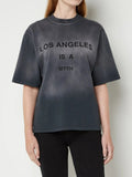 Printed T-Shirts for Women Cotton Washed Vintage Tee Shirt 2023 Summer Clothes Female Fashion Tees Tops
