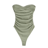 Chest Jumpsuit 5039353 Laminated Decorative Stretch Skirt 5039356 Suit-Outfit