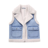 Fashion Vest With Double-Sided Pockets In Autumn 3548251-Outfit