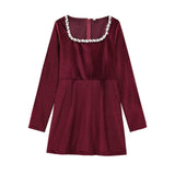 Fongt Women's ZA New Side To Receive Short-Singed A-Shaped Dress