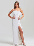 Fashion High-End Women's Sexy Out-To-Shoulder Tective Dress Dress Dress Dress Dress Dress
