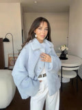 Fashion Loose Hairy Coat 2025 Autumn/Winter Temperament Advanced Soft