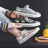 Harajuku Canvas Shoes Women Ulzzang All-Match-Outfit