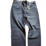 Autumn New Tiger Pattern Printed Jeans Men's High Street Fashion Slim Straight Trousers-Outfit