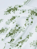 Green Floral Print Y2K Mini Dress-Outfit
