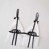 New Bow Tie Short Suspender Dress 2180378-Outfit