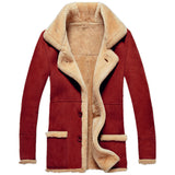 Fongt Autumn And Winter Burst Single Fur One Thick Coat Imitation Leather Velvet Men Coat Jacket