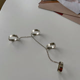 Four Fingers Alloy Rings-Outfit