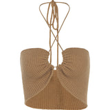 Spice Girls With A Single Solid Color Bottom Women's Top Summer Sexy Sling Strap Vest-Outfit