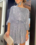 Festival Party Bright Crystal Pearl Dress