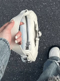 Star Embellish Pu Leather Shoulder Bag-Outfit