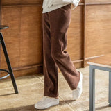 Minimalist High Waist Straight Wide Leg