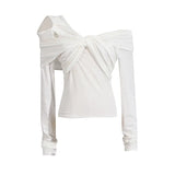 Fongt Women's 2025 Spring New Fashion Personality Trend St. Cessed Long Sleeves And Shoulder