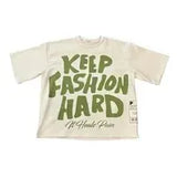 Fongt New T-Shirt KEEP Before And After Printing Round Neck Short Sleeve Direct Selling Hot