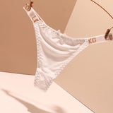 Fongt Thong Trousers Women's Letter Ice Silk Without Trace 2025 New Sports Fitness Trousers Bow Shorts Summer
