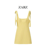 Fongt Homemade New Women's Oceanic 髫髫款 Bow Trim Dress