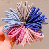 Girls Cute Colorful Basic Spiral Elastic Hair Bands Small Pigtail Hair Tie Scrunchie Rubber Band Kid Hair