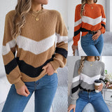Fongt Wind Shooting 2025 Autumn And Winter Casual Coloring Lantern Long-Sleeved Jacket Sweater Women's Clothing