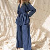 Linen Women Pajama Robe