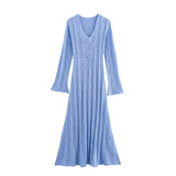 Fongt Women's Explosive Long Knitwear Dress
