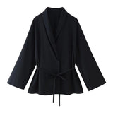 New Spring Style Kimono Coat 5427734 Trousers 4391423-Outfit