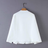 New Split Design Suit Cloak Coat In The Spring Of 2024-Outfit