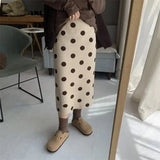 Polka Dot Midi Skirt-Outfit