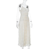 V-neck Ruched Side Tie Up Midi Dress-Outfit