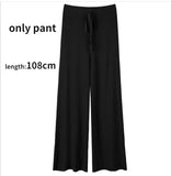 and Winter Zipper Sweaters Set Thickening Warm Knitted High Waist Women Pants Suit White Elegant Two Piece Set for