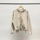 Zipper Hoodies Early New Embroidered Smiley Casual