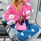 Knitted Chunky Cardigan-Outfit