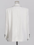 Fongt Personality Suit 2025 Autumn New Fashion Niche Splicing Bow Blazer Women